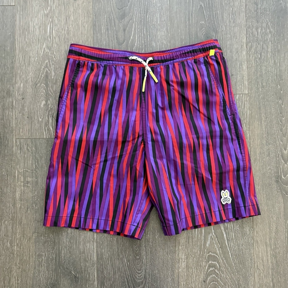 Psycho Bunny Youth 14-16 Swim Trunks Board Shorts Boys Resort Beach Travel